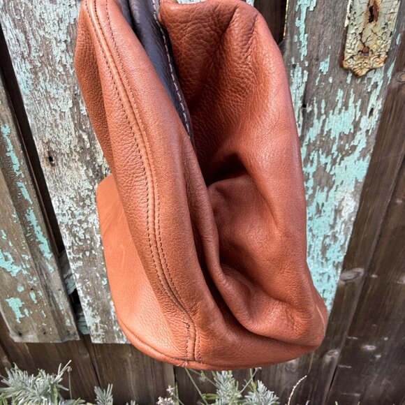 Amann Quality Leather Shoulder Bag Vintage - Picture 4 of 10